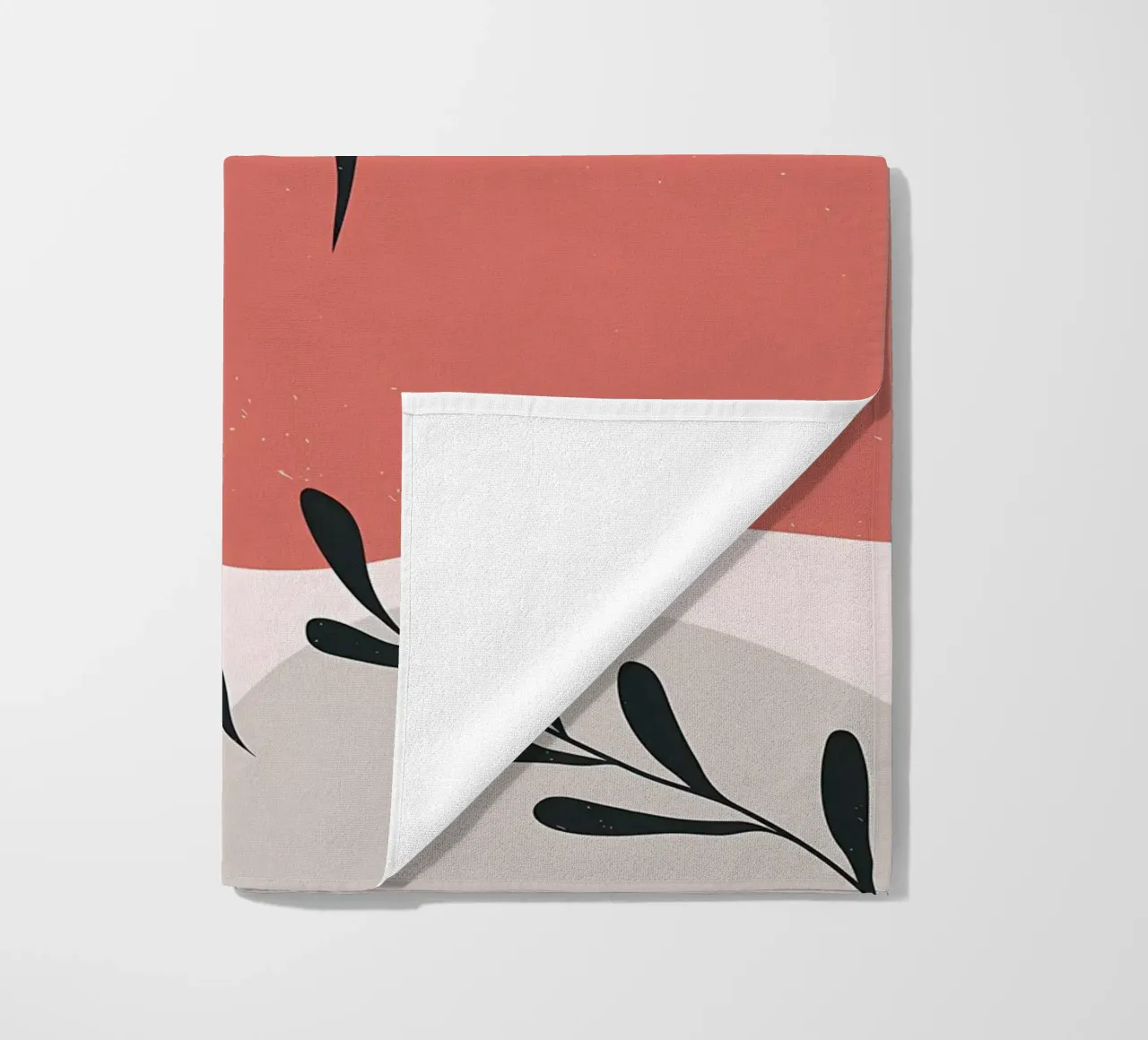 Minimal Leave Abstract Art telo mare da Locquinn Fuller