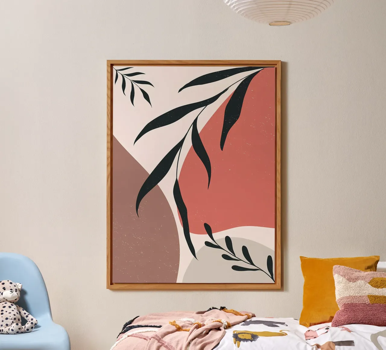 Minimal Leave Abstract Art pannello forex da Locquinn Fuller