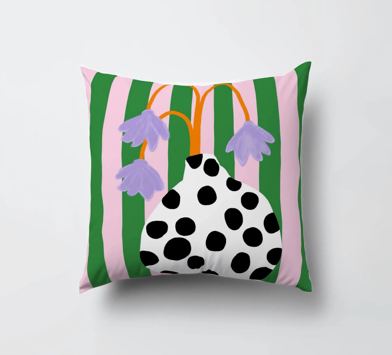 Vasenliebe dots coussin de Hej Ibiza by Ute Arnold