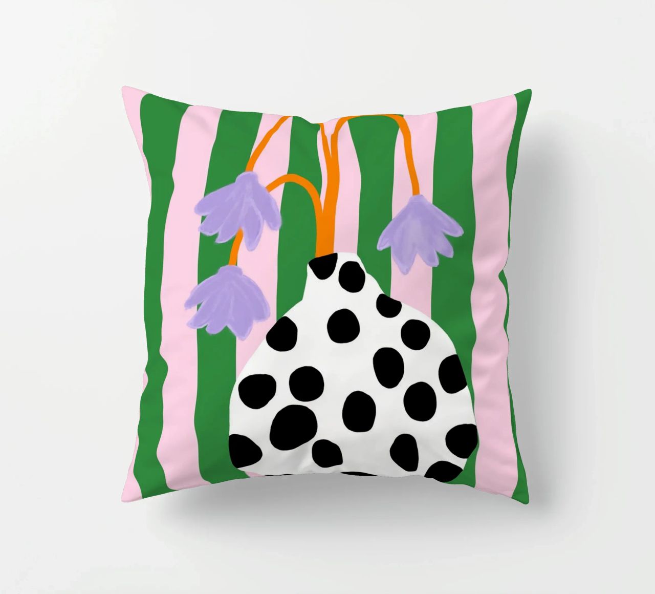 Vasenliebe dots coussin de Hej Ibiza by Ute Arnold