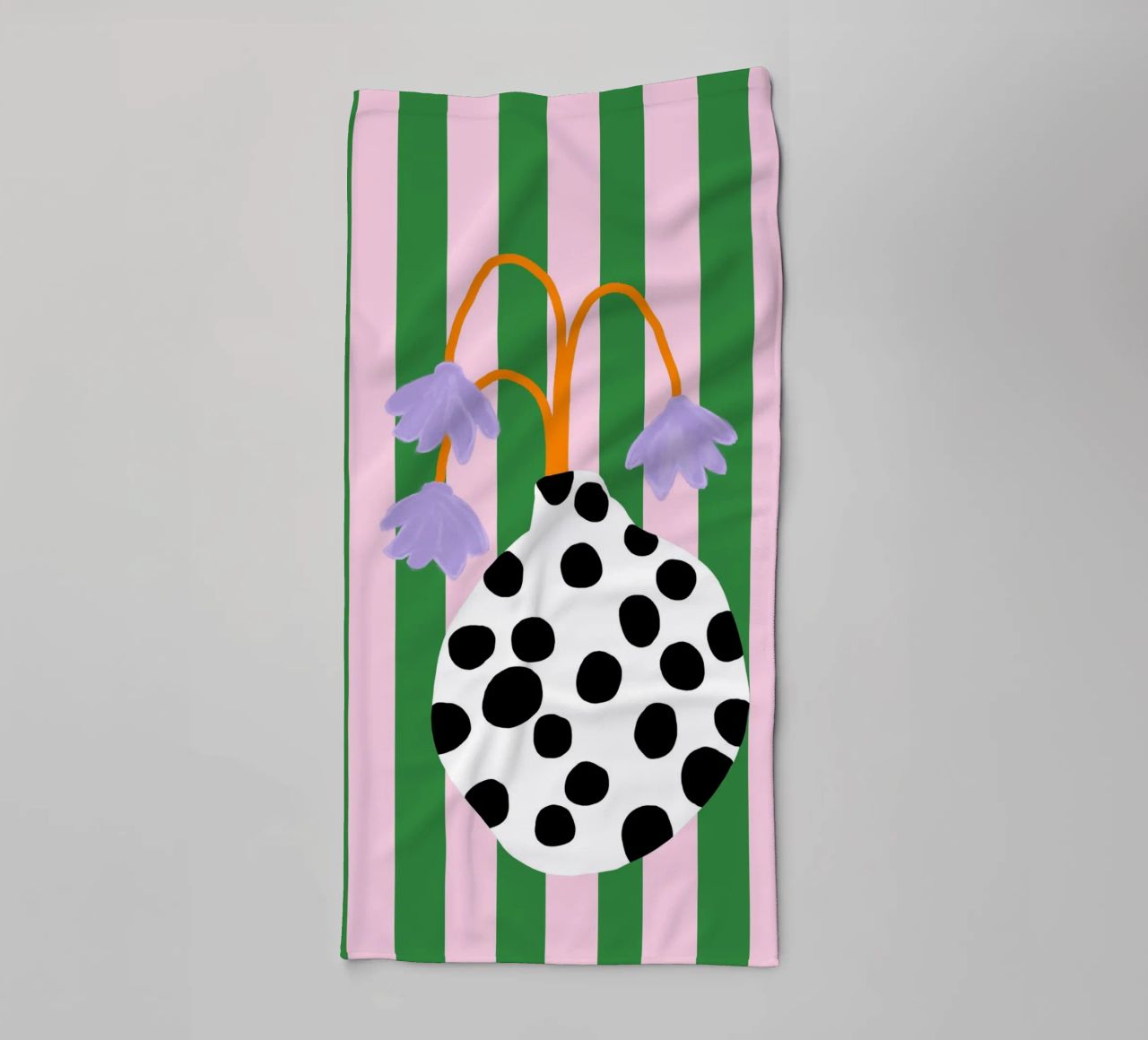 Vasenliebe dots asciugamano da bagno da Hej Ibiza by Ute Arnold