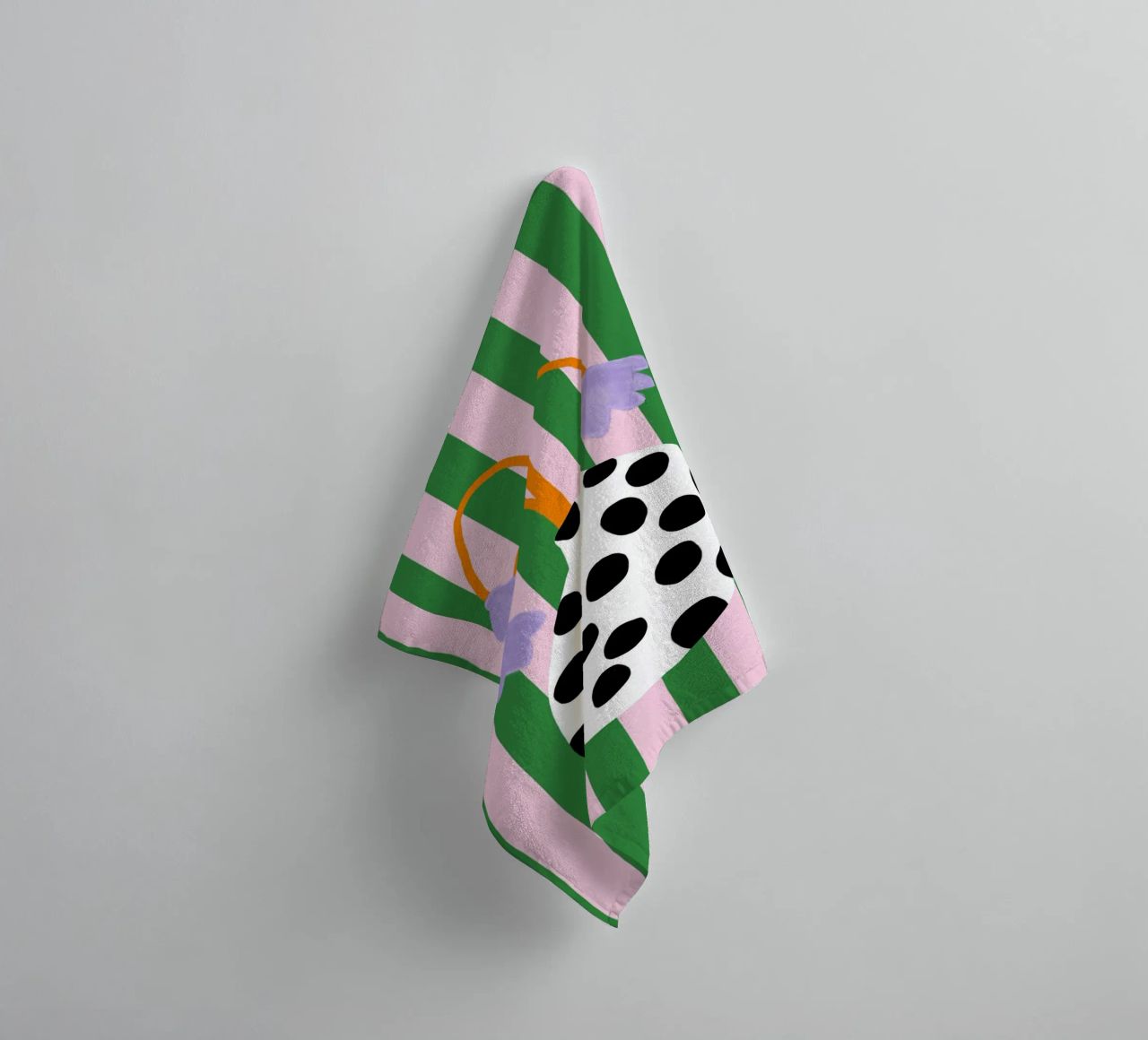 Vasenliebe dots asciugamano da bagno da Hej Ibiza by Ute Arnold