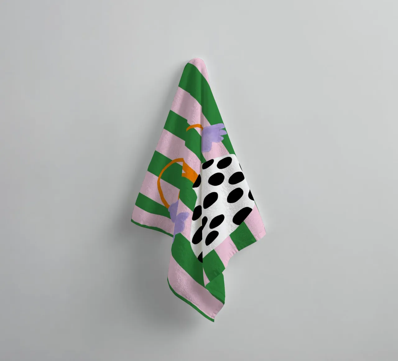 Vasenliebe dots Handtuch von Hej Ibiza by Ute Arnold