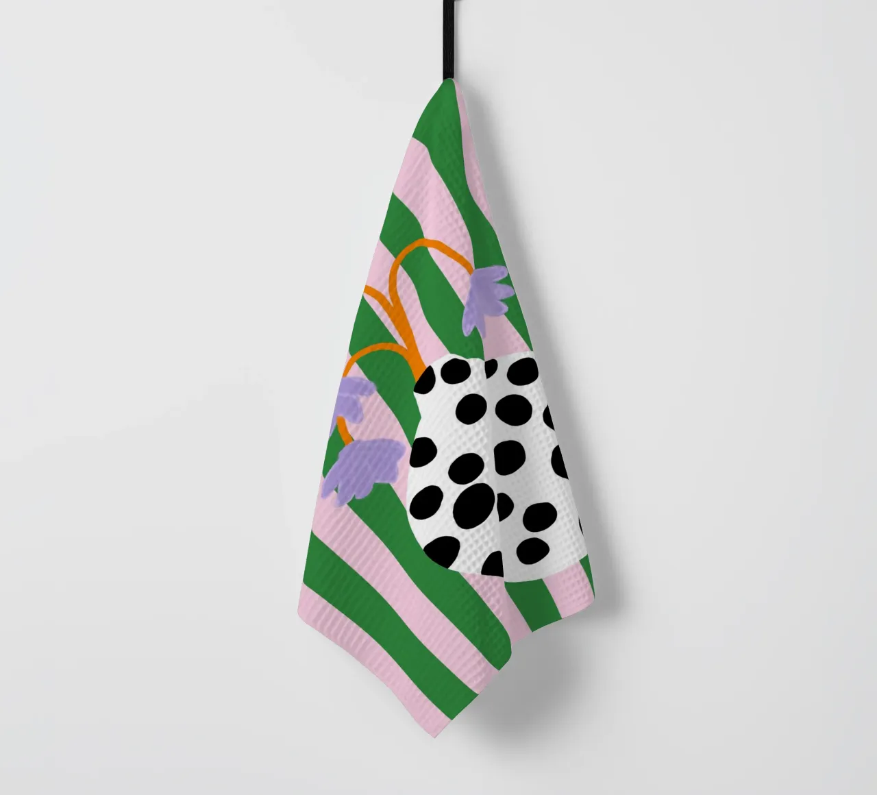 Vasenliebe dots Geschirrtuch von Hej Ibiza by Ute Arnold