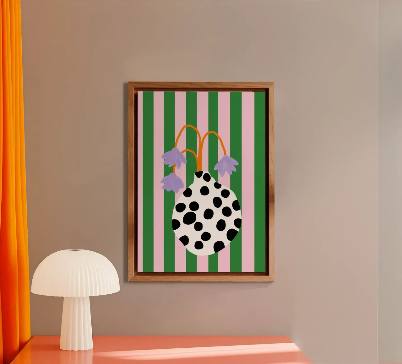 Vasenliebe dots alluminio dibond da Hej Ibiza by Ute Arnold