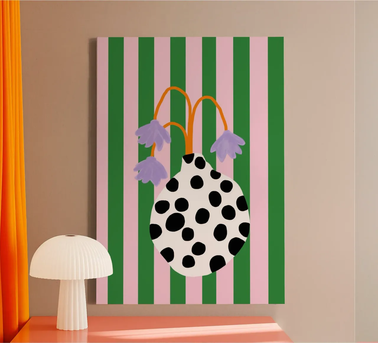 Vasenliebe dots tela da Hej Ibiza by Ute Arnold