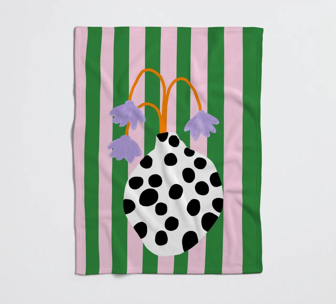 Vasenliebe dots coperta in pile da Hej Ibiza by Ute Arnold