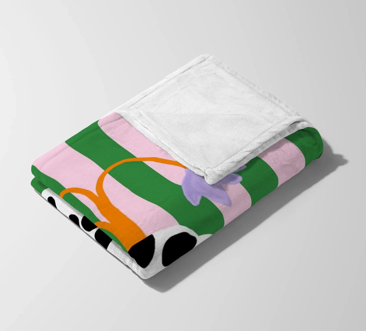 Vasenliebe dots plaid polaire de Hej Ibiza by Ute Arnold