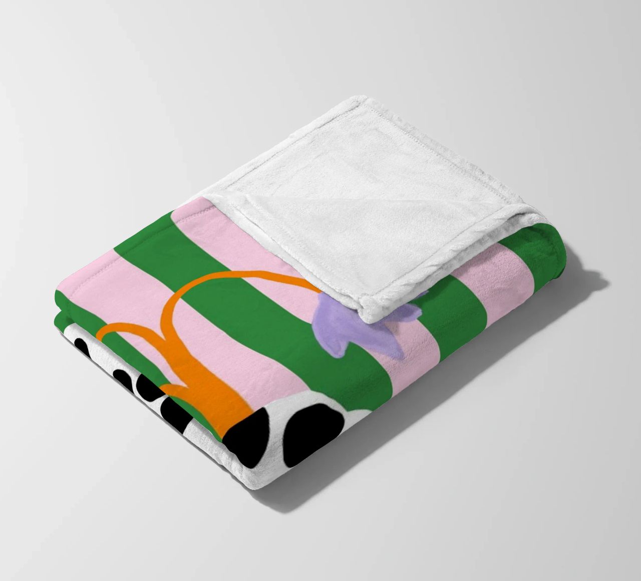 Vasenliebe dots plaid polaire de Hej Ibiza by Ute Arnold