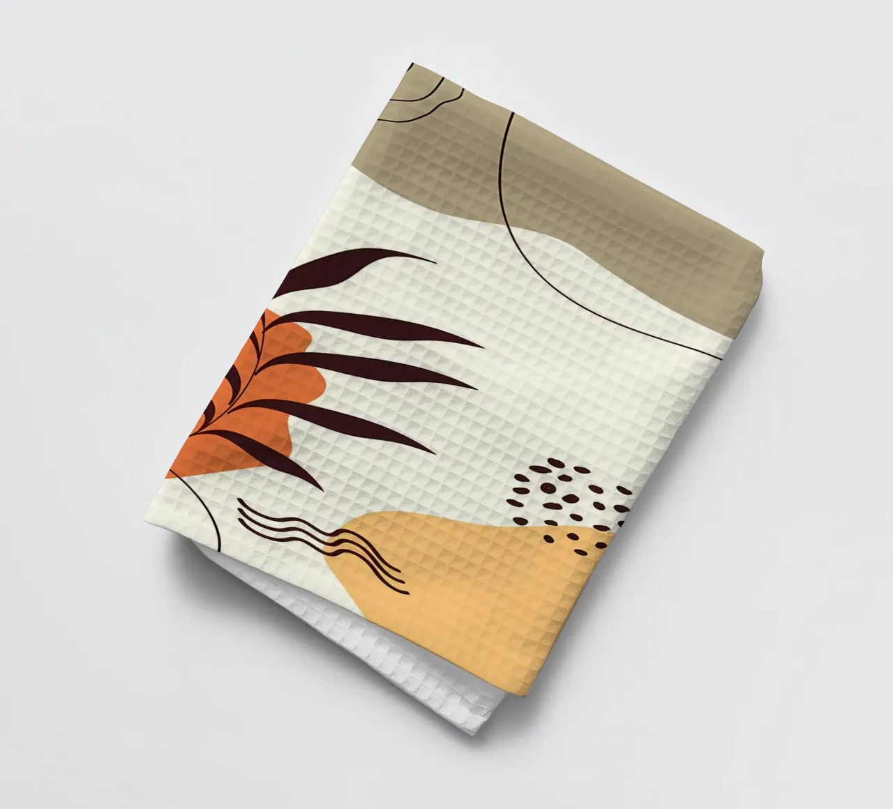 Forme di foglie scandinave canovaccio da cucina da Locquinn Fuller
