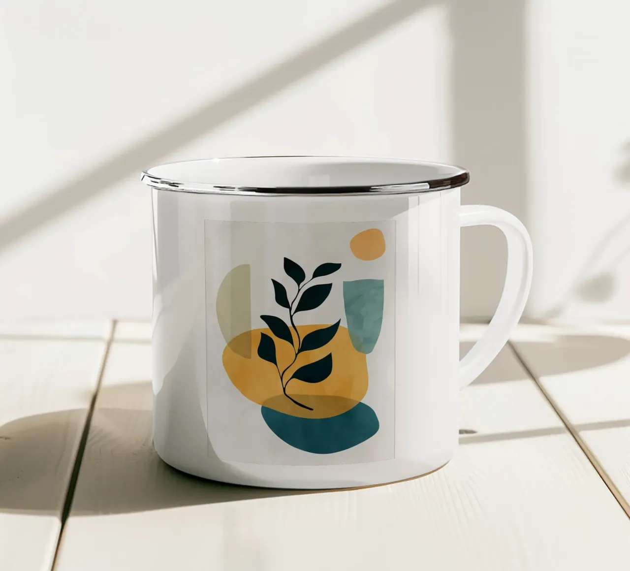 BOTANICA TROPICALE tazza in smalto da Locquinn Fuller