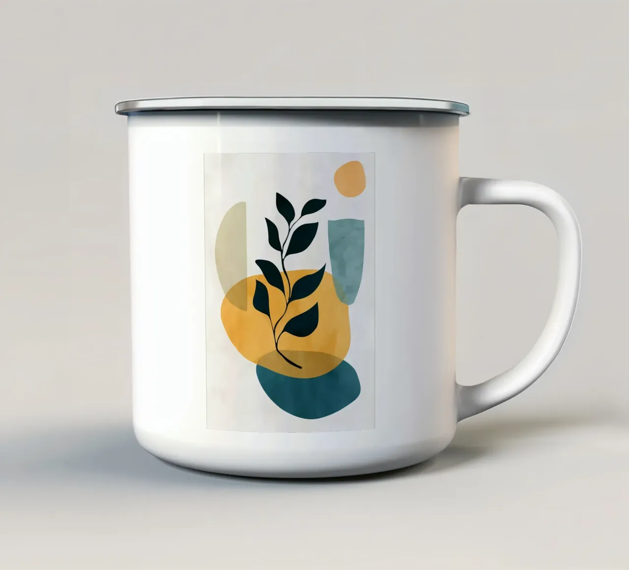 BOTANICA TROPICALE tazza in smalto da Locquinn Fuller