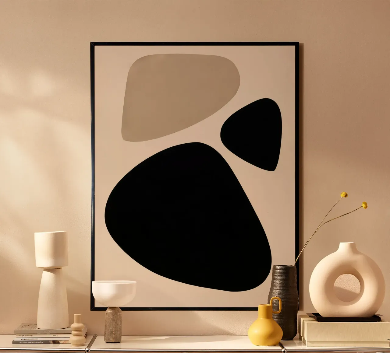 Silent Composition poster by Rachel Tanner Studio