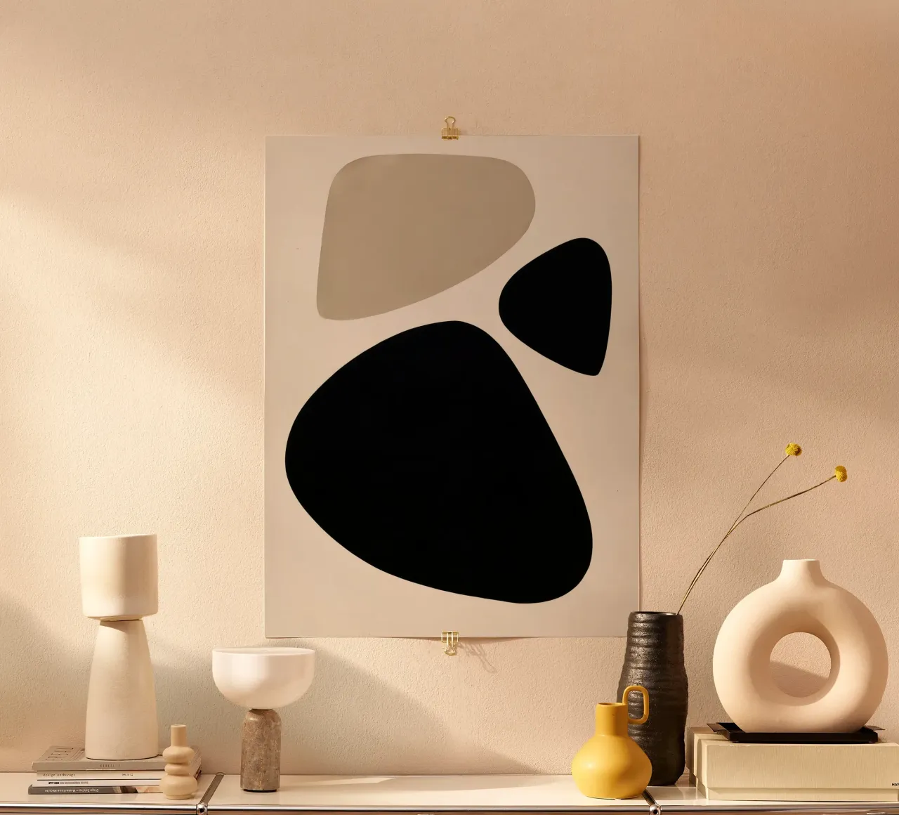 Silent Composition poster by Rachel Tanner Studio