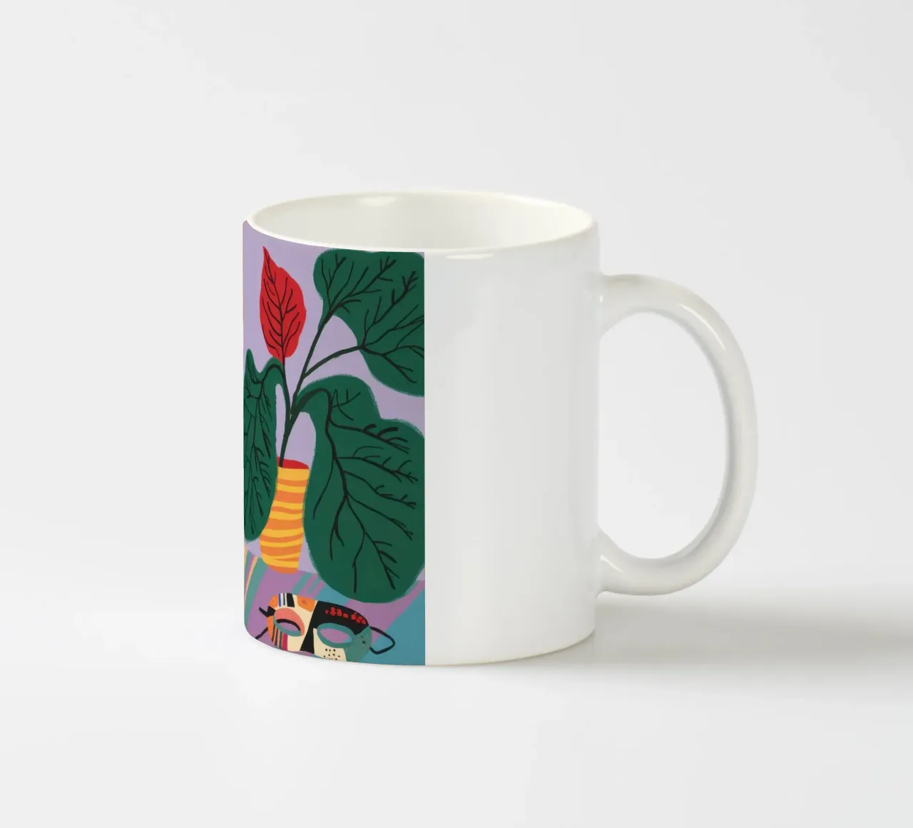 Angolo delle piante bohémien tazza in ceramica da Sun Riser