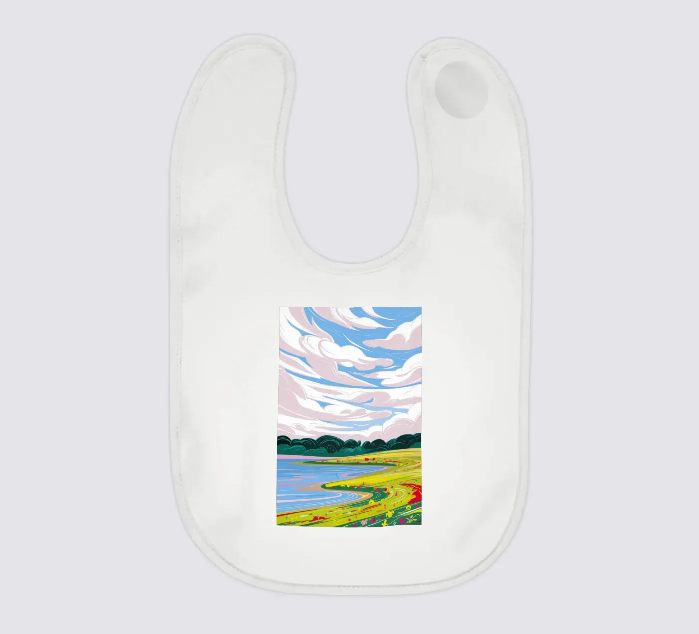 Paesaggio drammatico del cielo bavaglino da Sun Riser