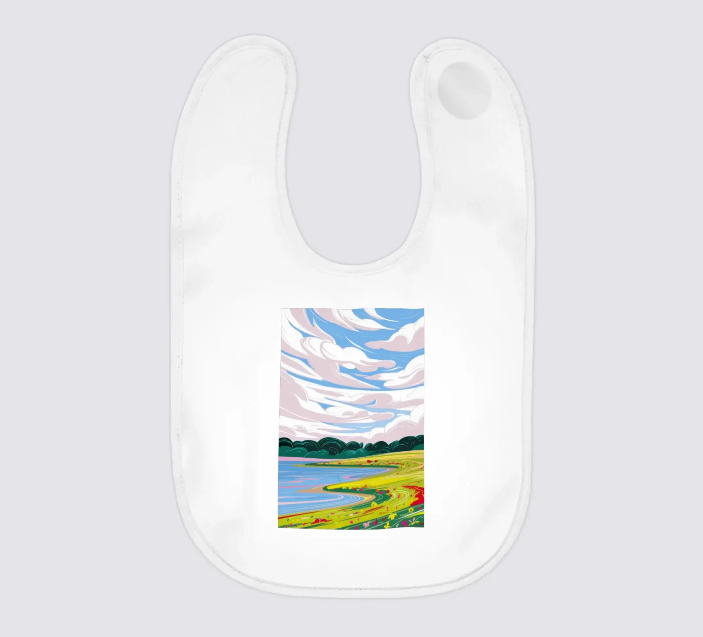 Paesaggio drammatico del cielo bavaglino da Sun Riser