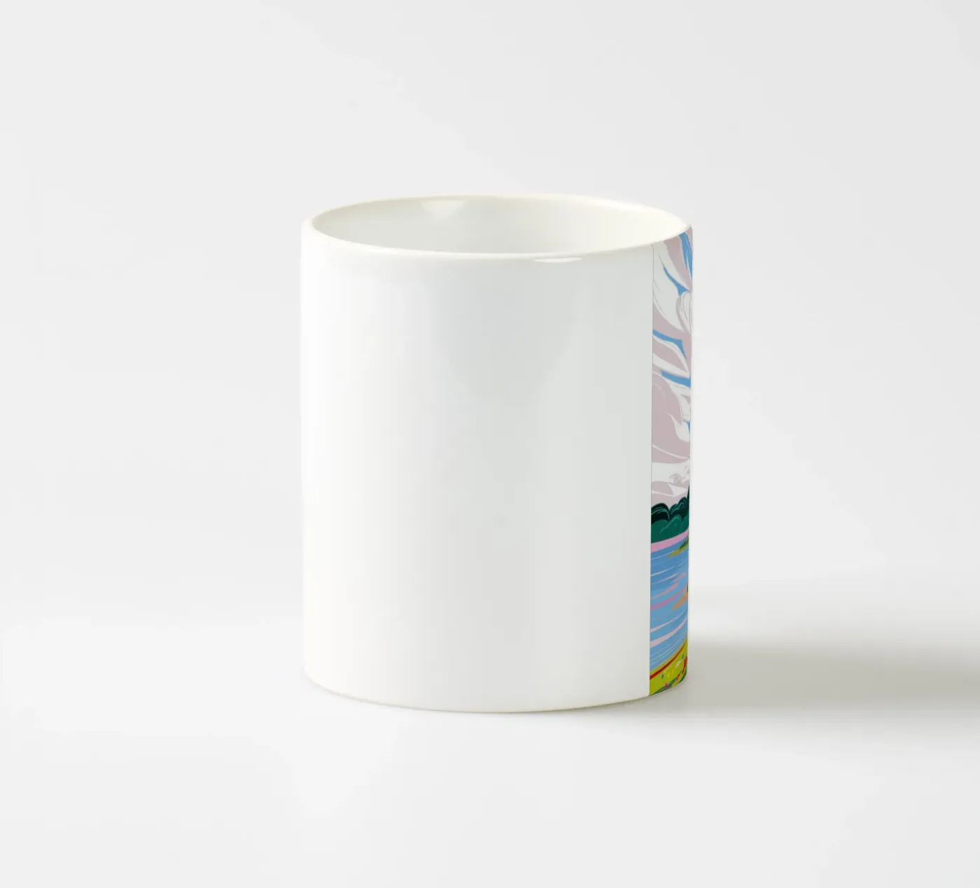 Dramatic Sky Landscape ceramic mug by Sun Riser