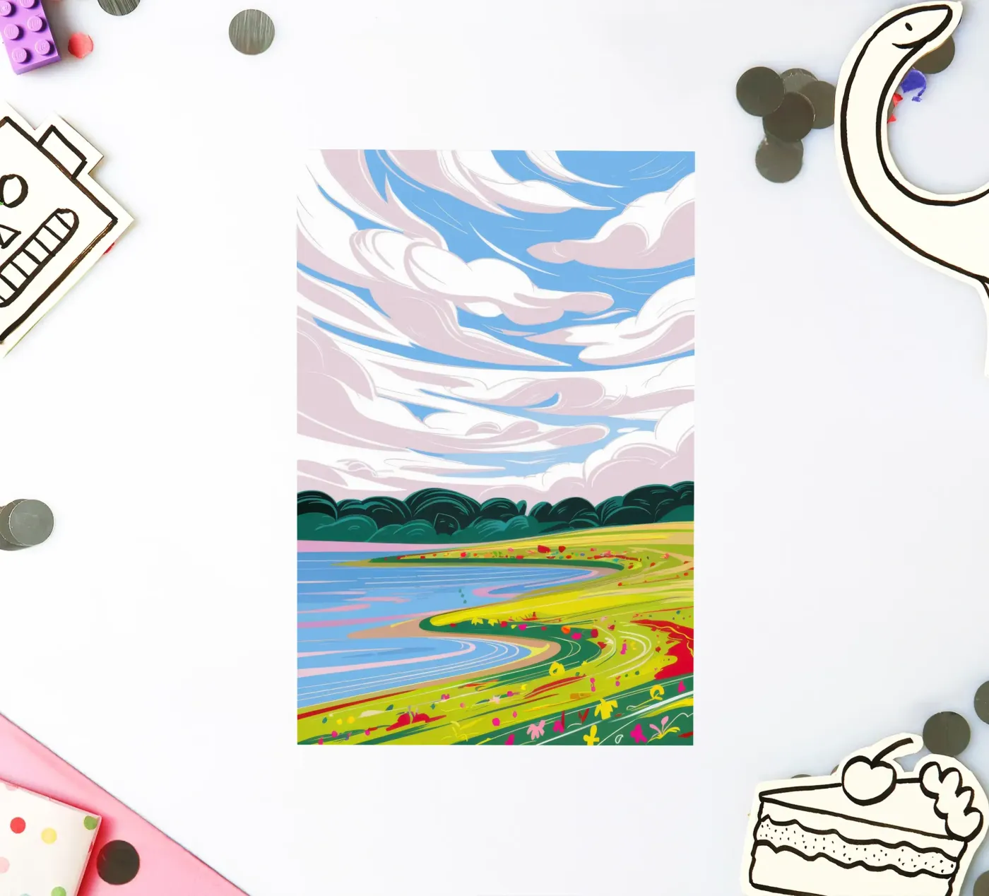 Dramatic Sky Landscape sticker by Sun Riser