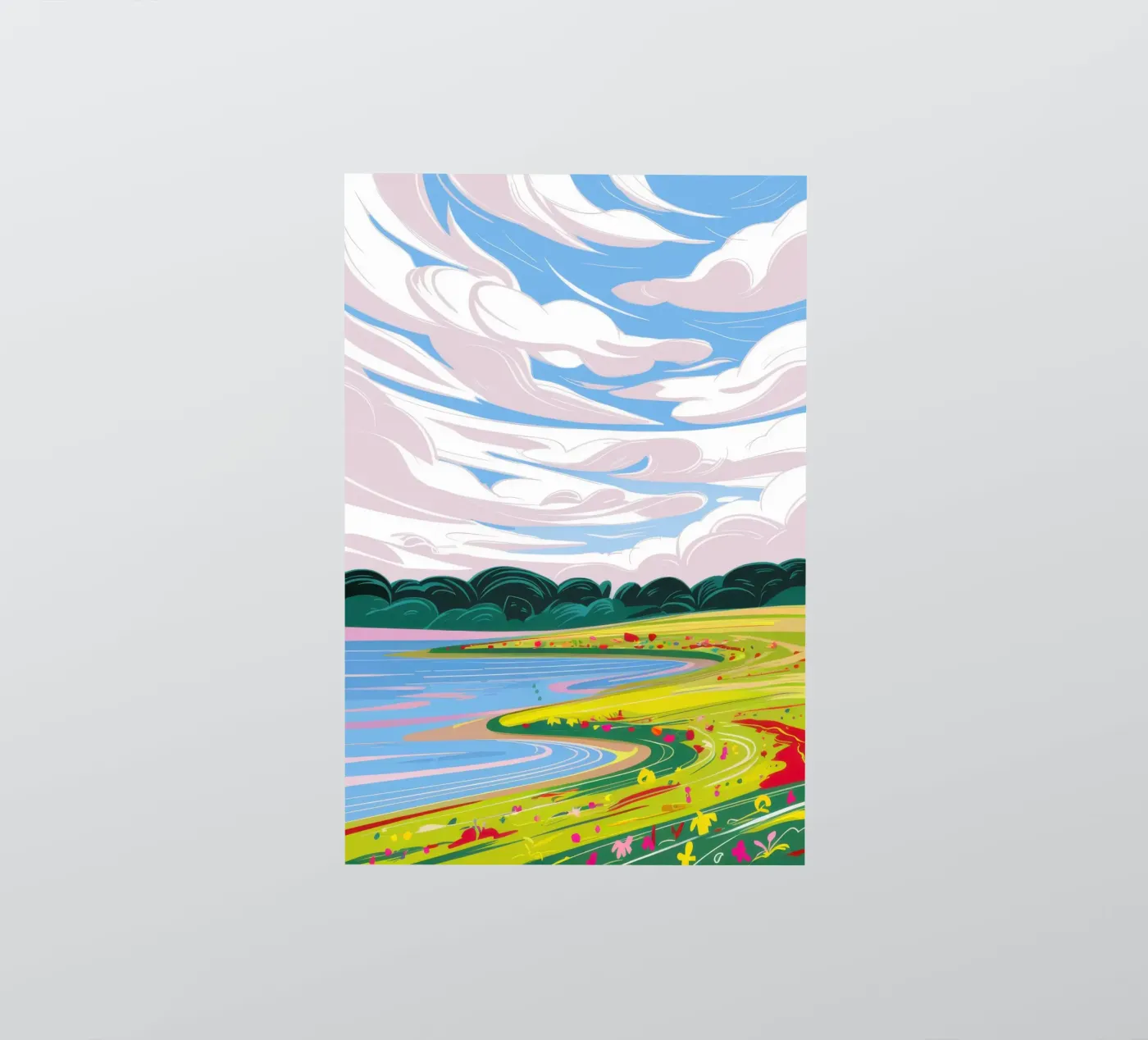 Dramatic Sky Landscape sticker by Sun Riser