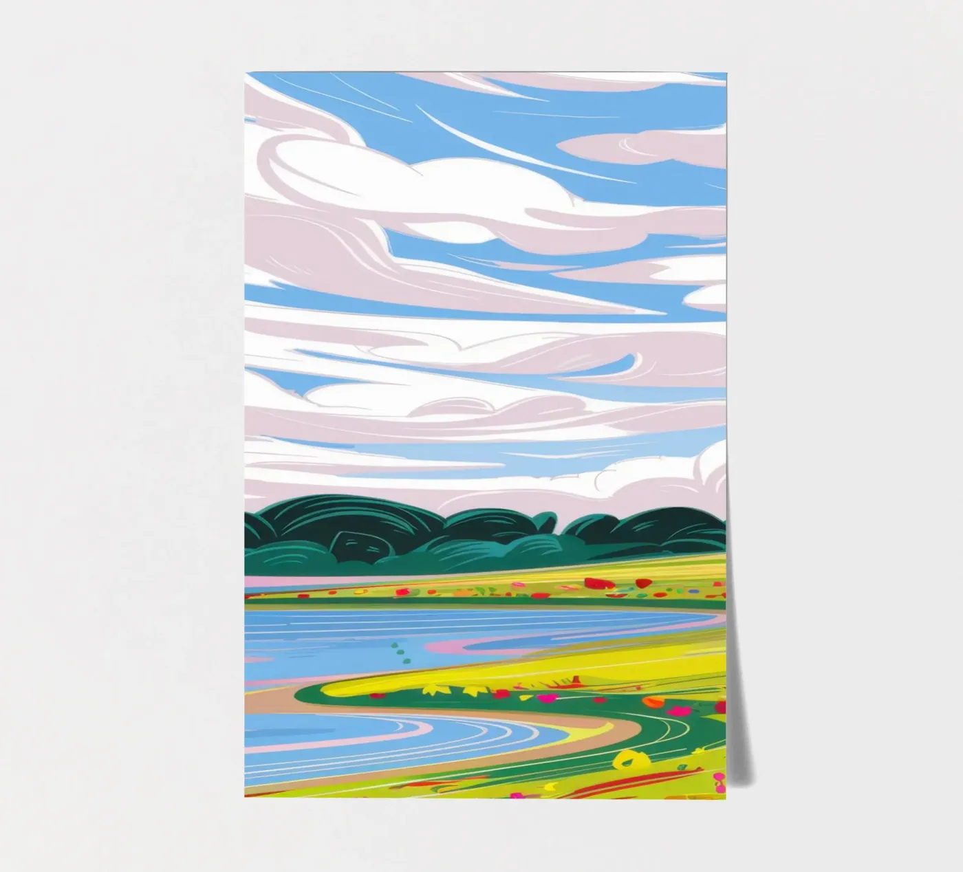 Dramatic Sky Landscape sticker sheet by Sun Riser