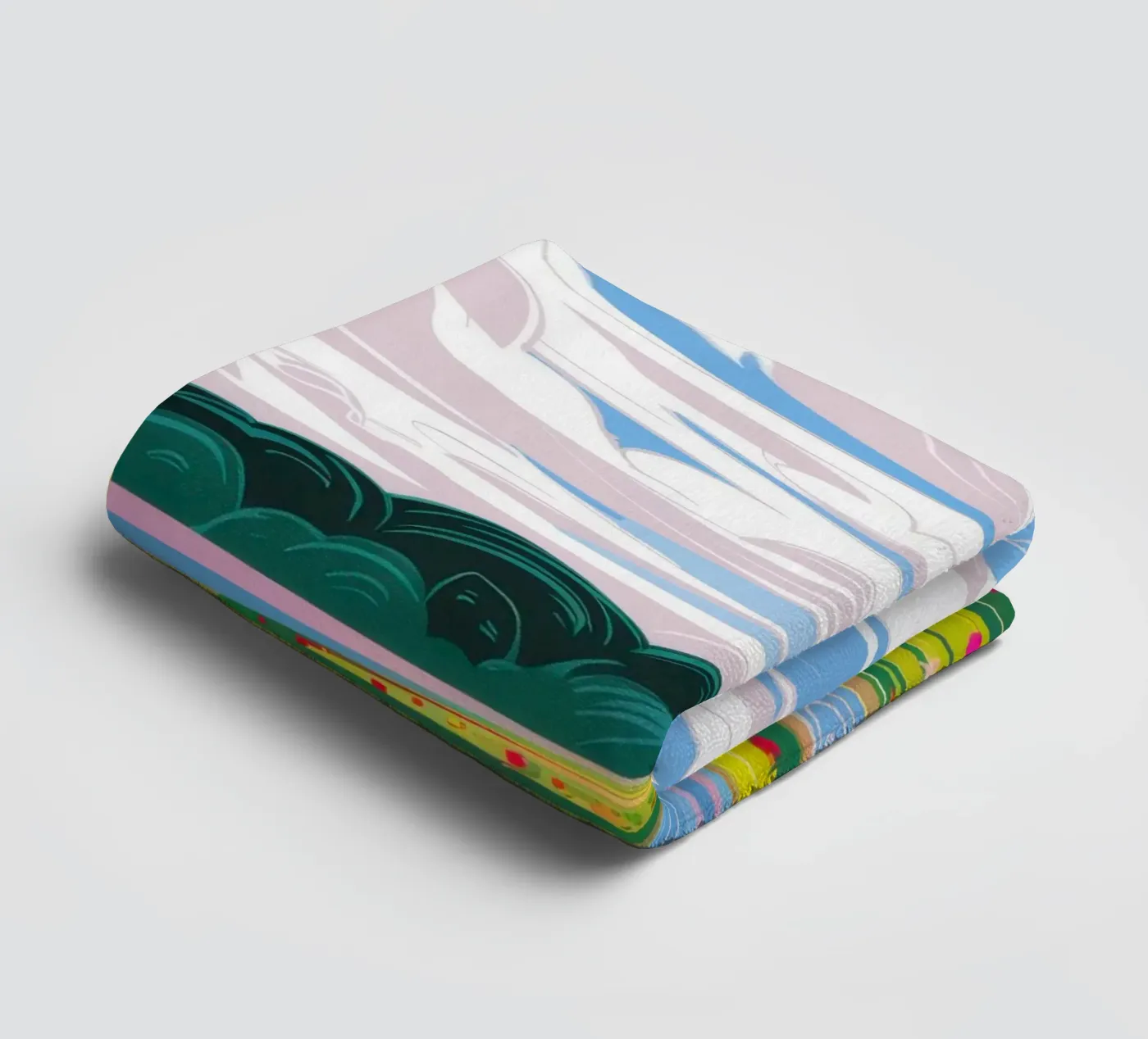 Dramatic Sky Landscape towel by Sun Riser