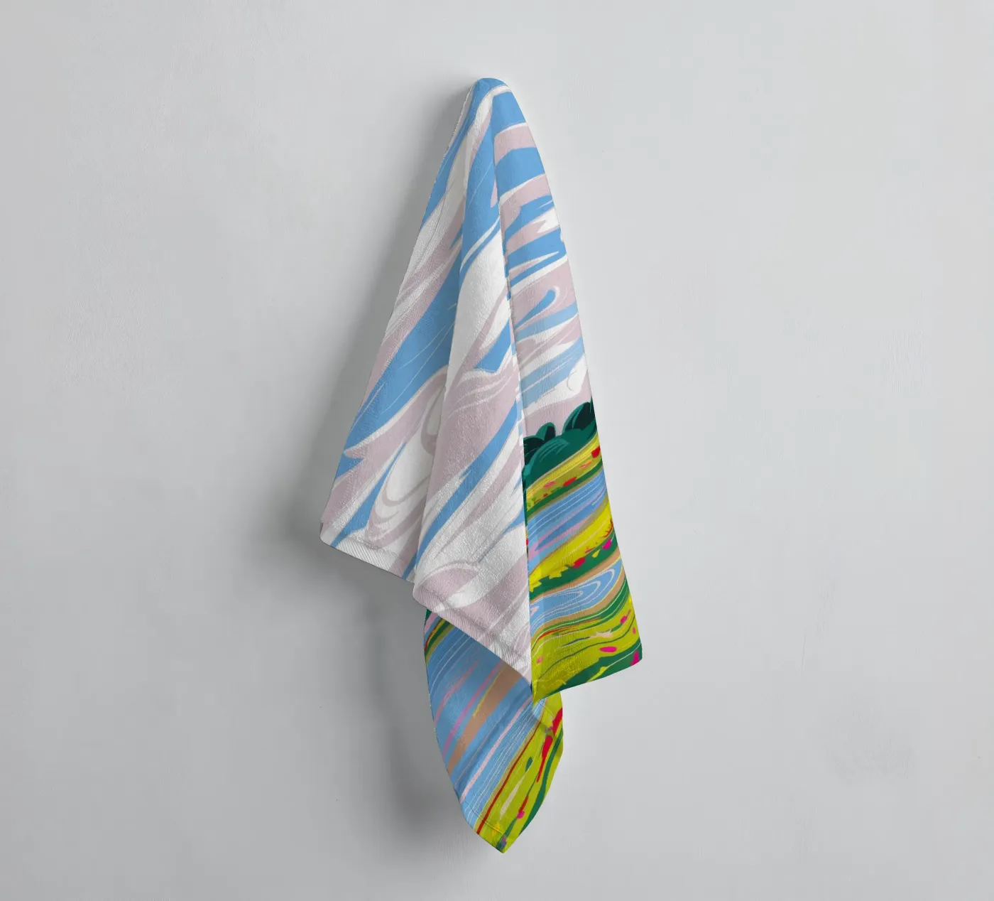 Dramatic Sky Landscape towel by Sun Riser