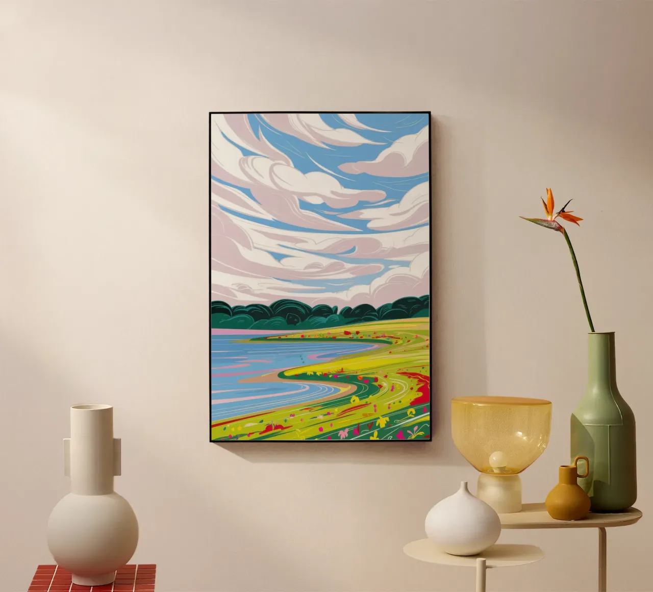 Dramatic Sky Landscape Acryl-Glas von Sun Riser