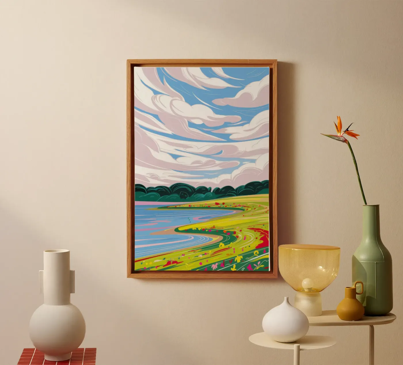 Dramatic Sky Landscape canvas by Sun Riser