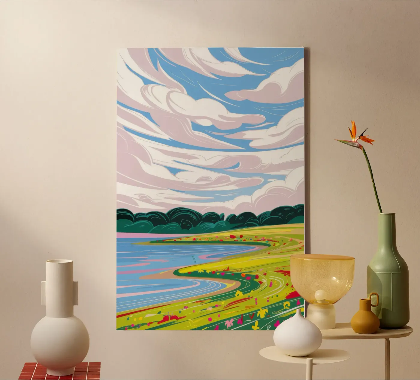 Dramatic Sky Landscape canvas by Sun Riser