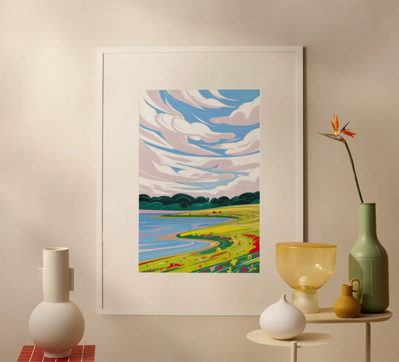 Dramatic Sky Landscape poster by Sun Riser