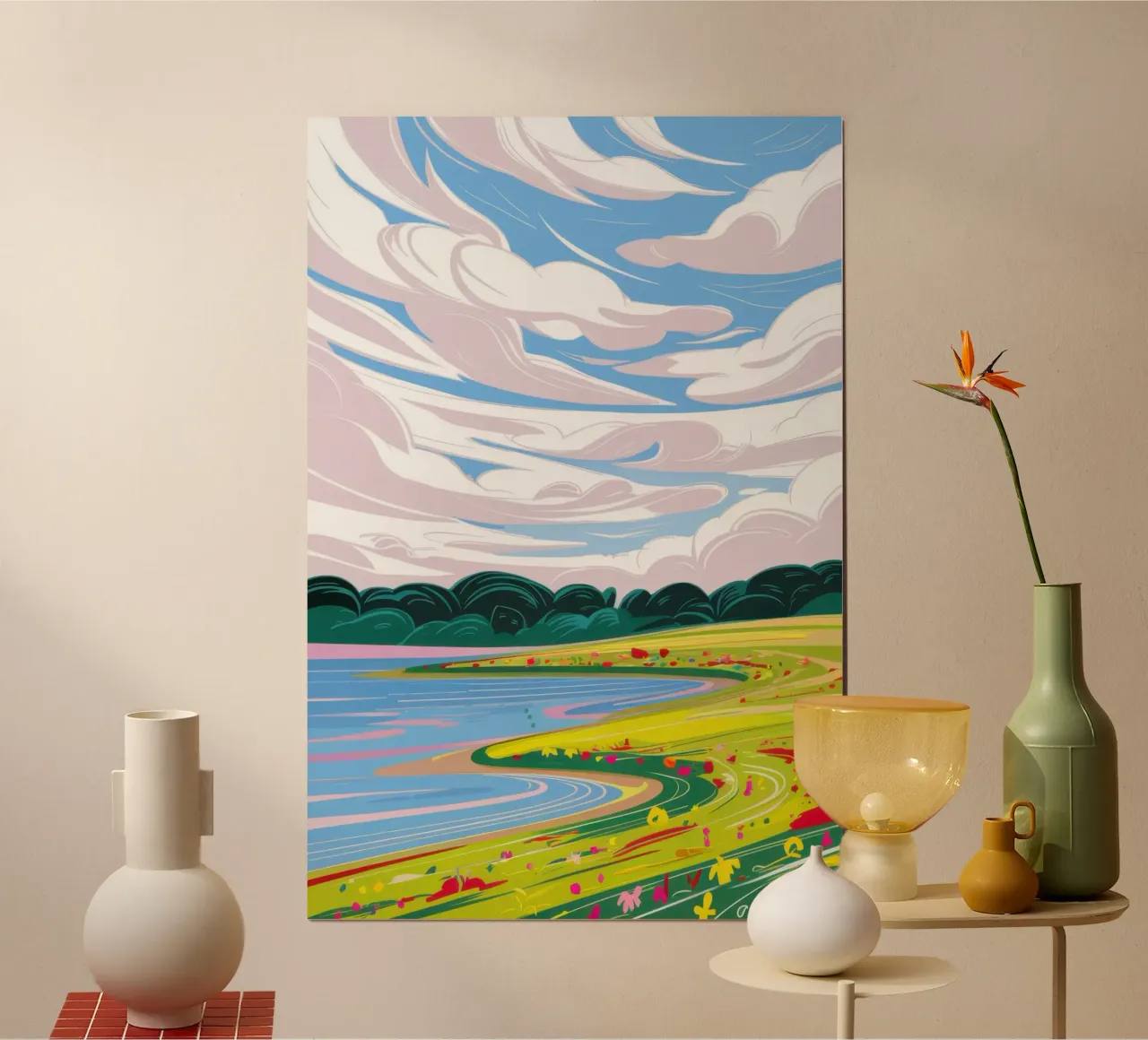 Dramatic Sky Landscape poster by Sun Riser