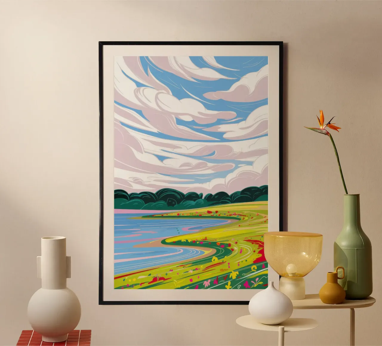 Dramatic Sky Landscape poster by Sun Riser