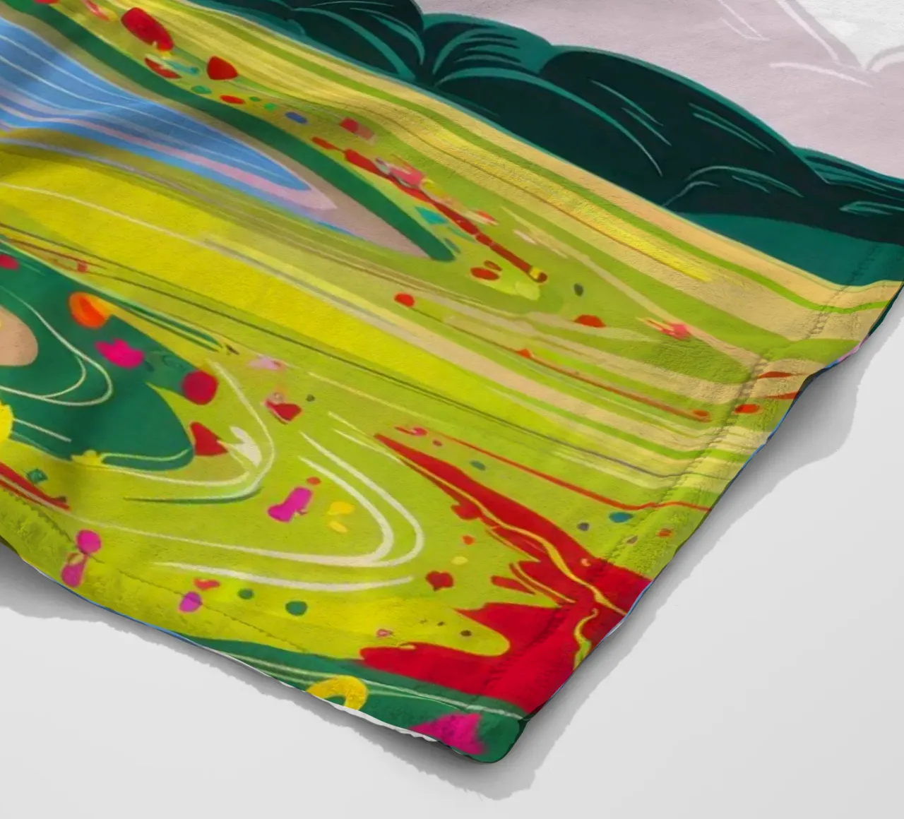 Dramatische Himmelslandschaft Fleecedecke von Sun Riser