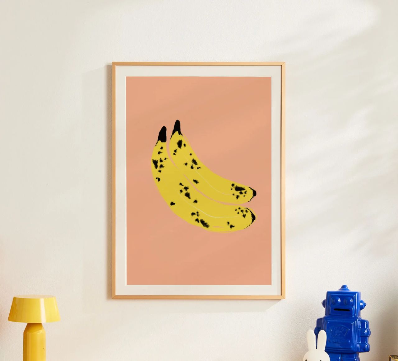 Bananas old Poster von Hej Ibiza by Ute Arnold