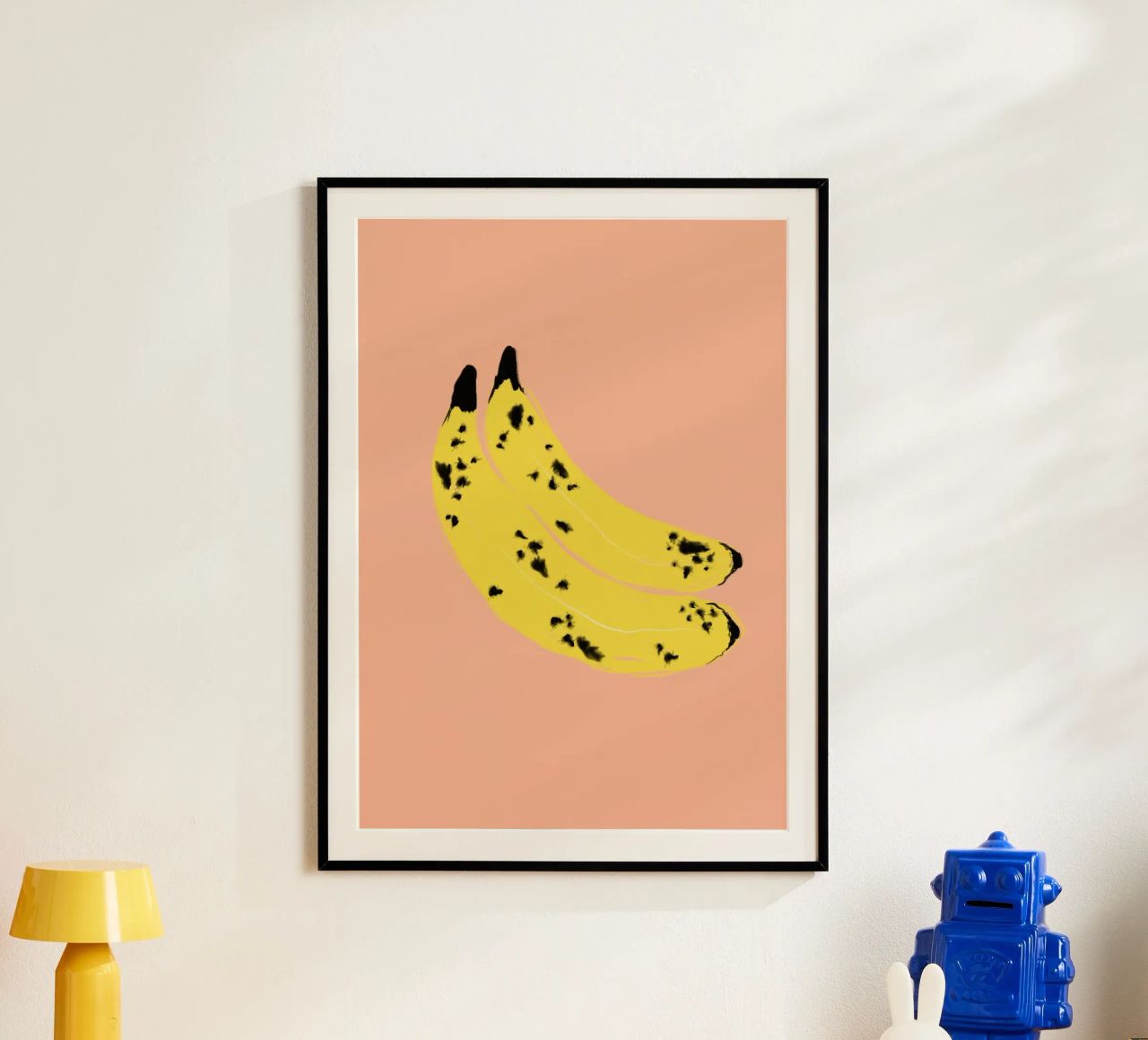 Bananas old Poster von Hej Ibiza by Ute Arnold