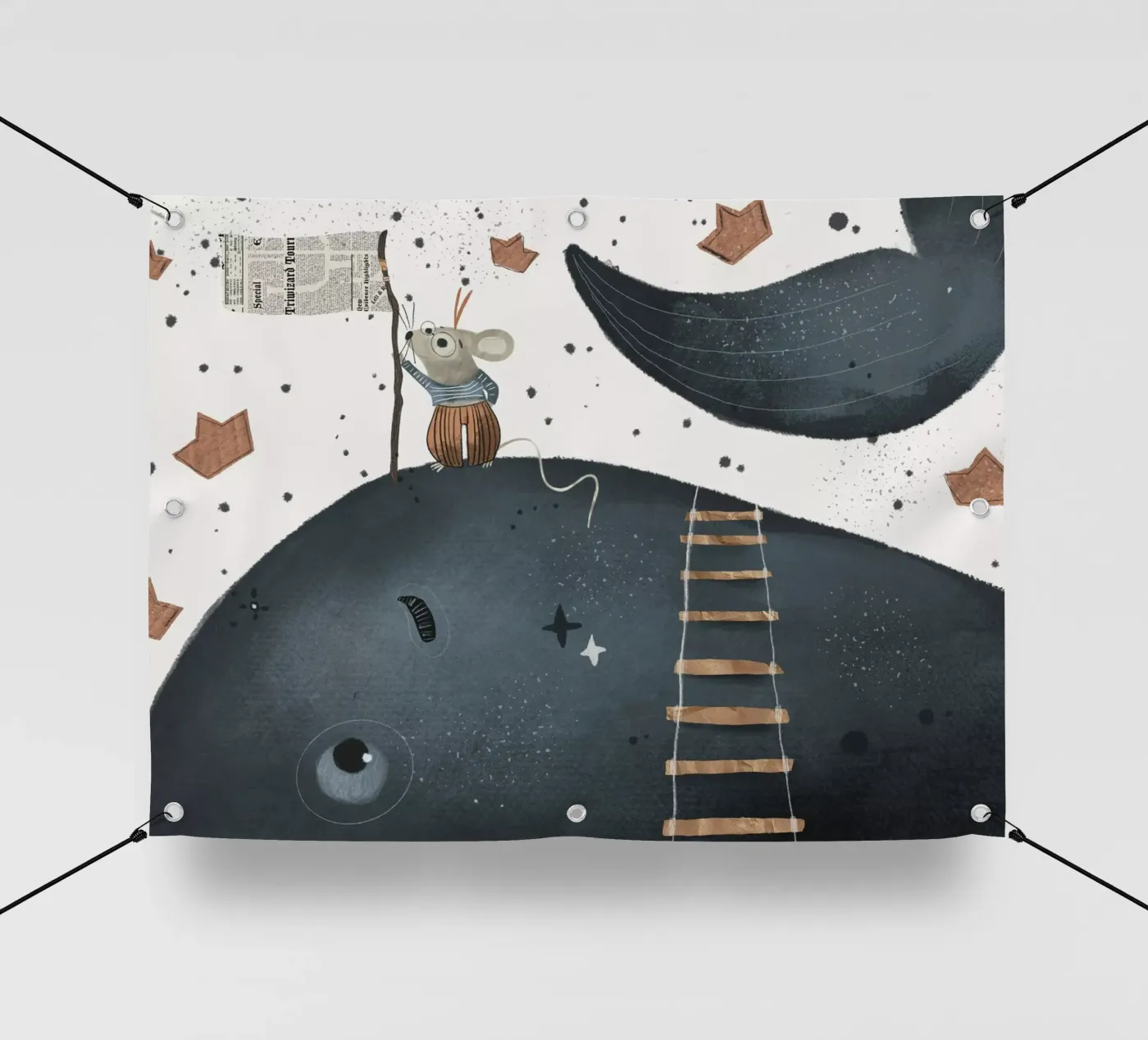Nelli Suneli - Un piccolo topo in grandi avventure telo in pvc da The Artcircle