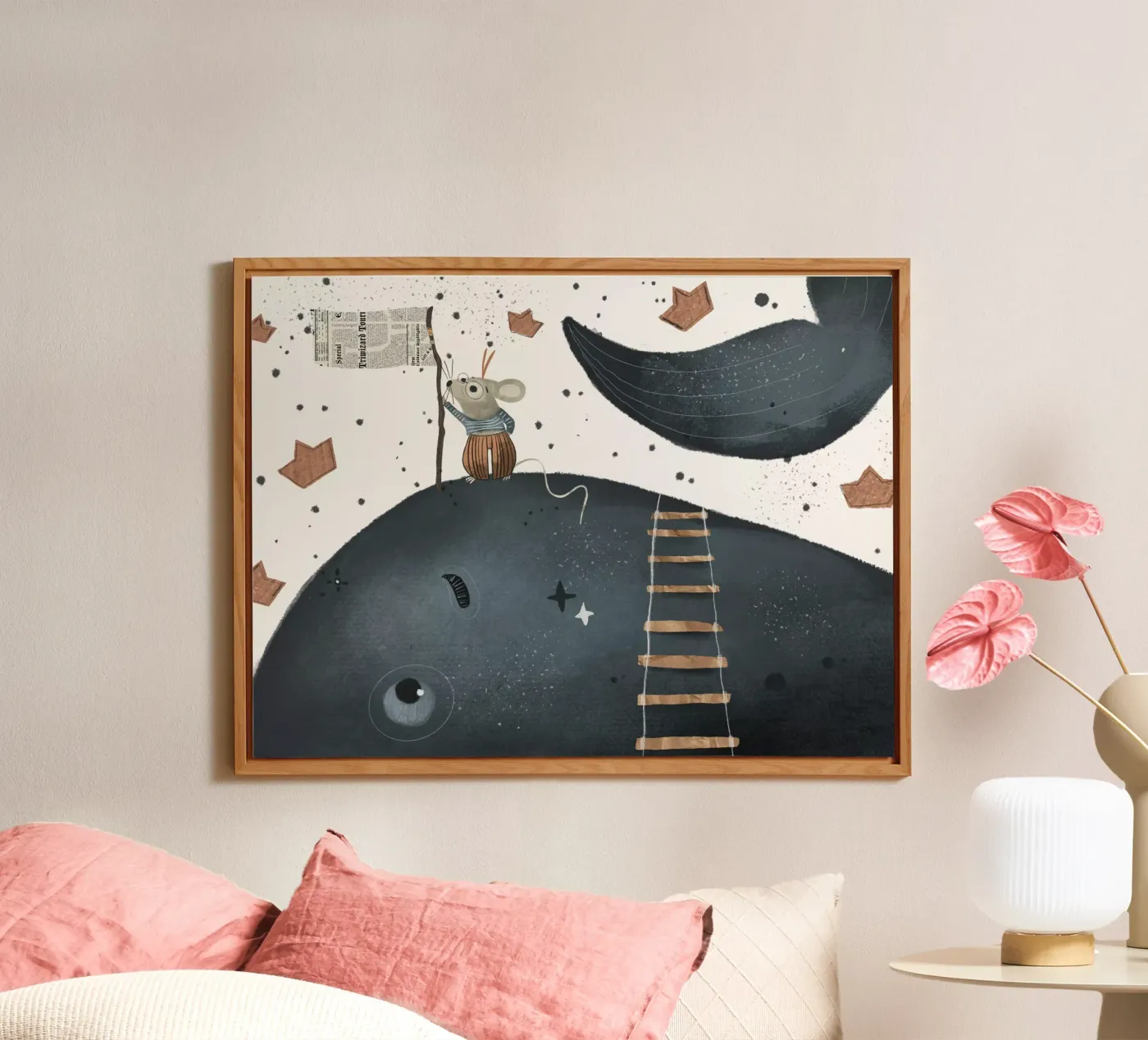 Nelli Suneli - Un piccolo topo in grandi avventure alluminio dibond da The Artcircle