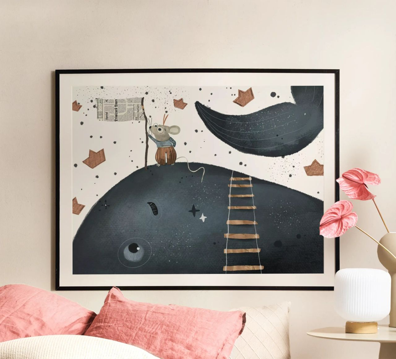 Nelli Suneli - Little Mouse on big Adventures poster by The Artcircle