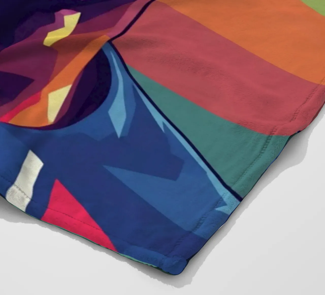 Ritratto pop art di Ousmane Dembele coperta in pile da Hantamrata