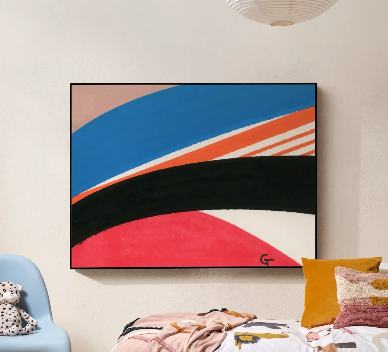 Colourful landscape plexiglass da gtobonart