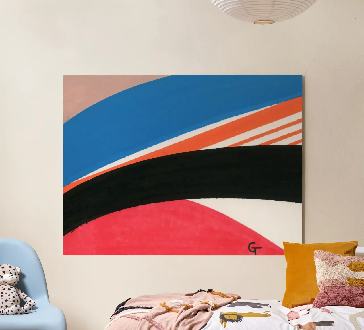 Colourful landscape plexiglass da gtobonart