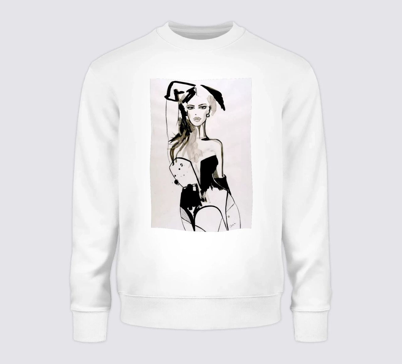 B&W Corset felpa da Olesja Hännikäinen