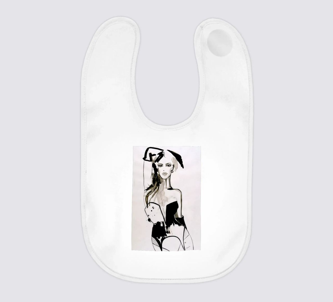 B&W Corset bavaglino da Olesja Hännikäinen