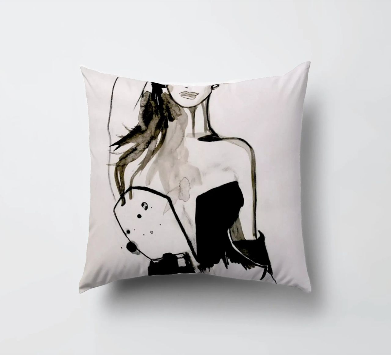 B&W Corset cuscino da Olesja Hännikäinen