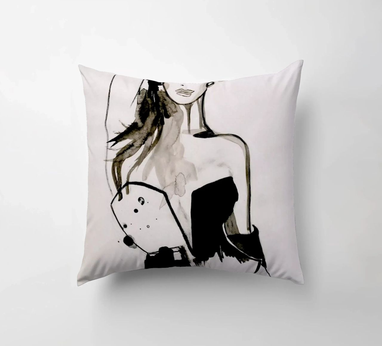 B&W Corset cuscino da Olesja Hännikäinen