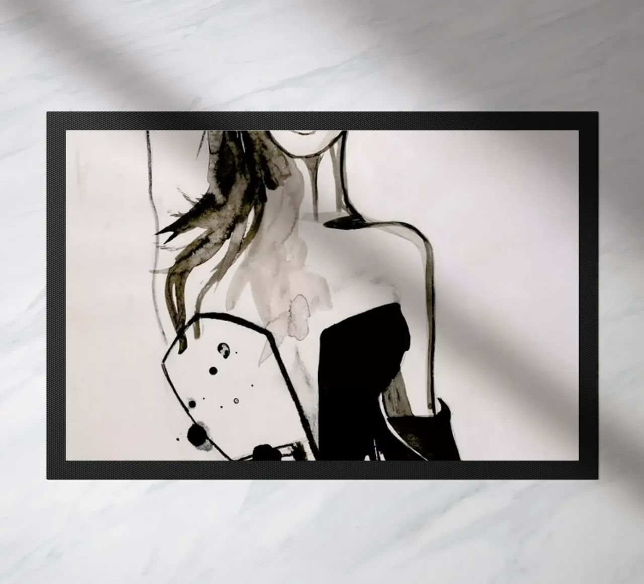 B&W Corset felpudo de Olesja Hännikäinen