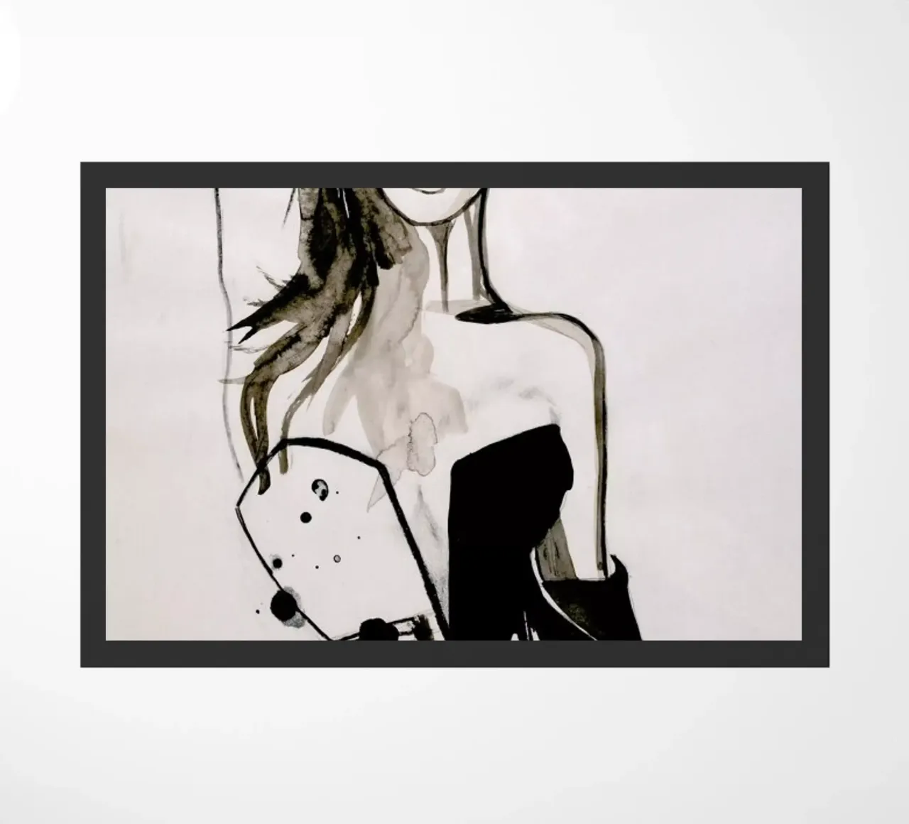 B&W Corset felpudo de Olesja Hännikäinen