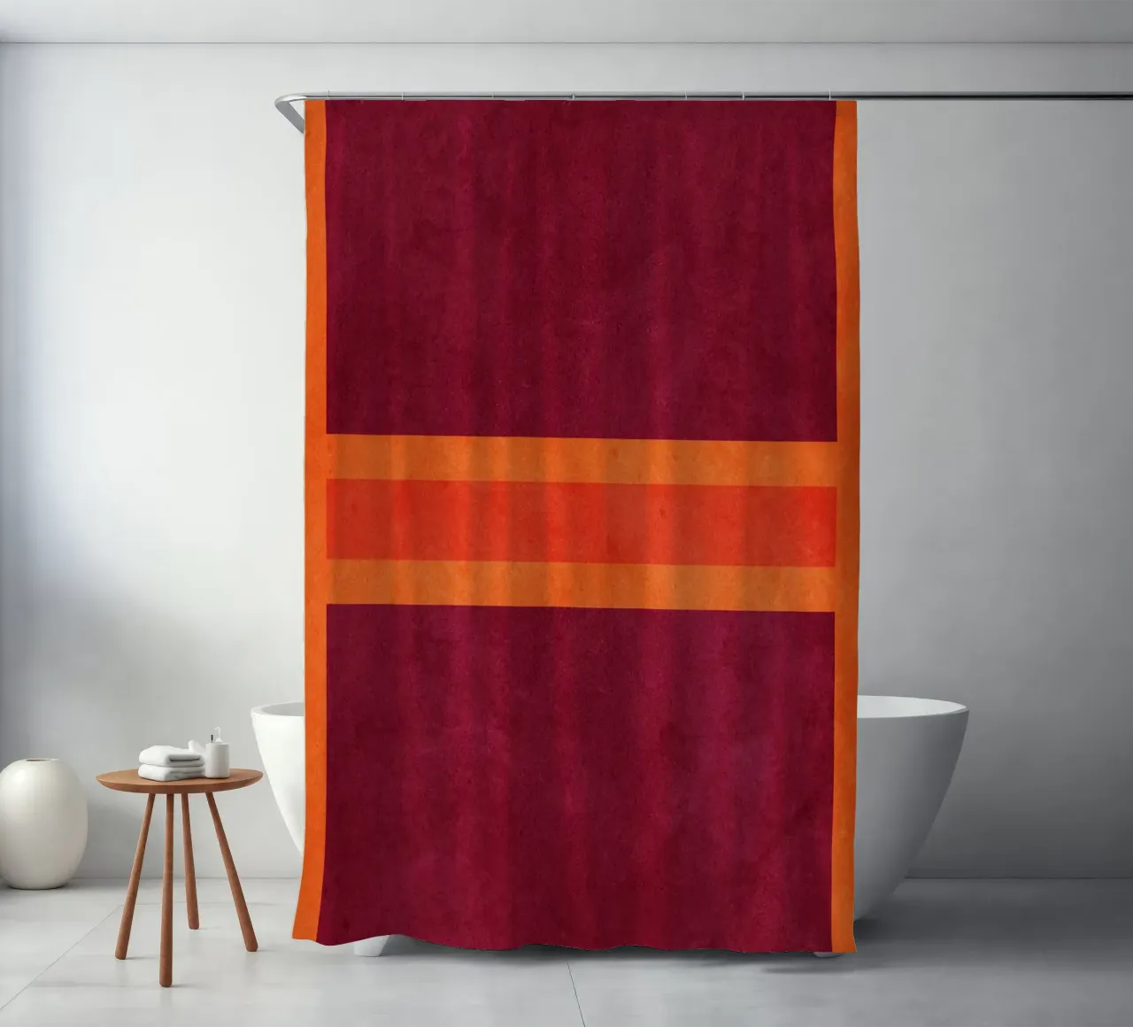 Abstract  Untitled R07 tenda da doccia da Shapes and Flowers