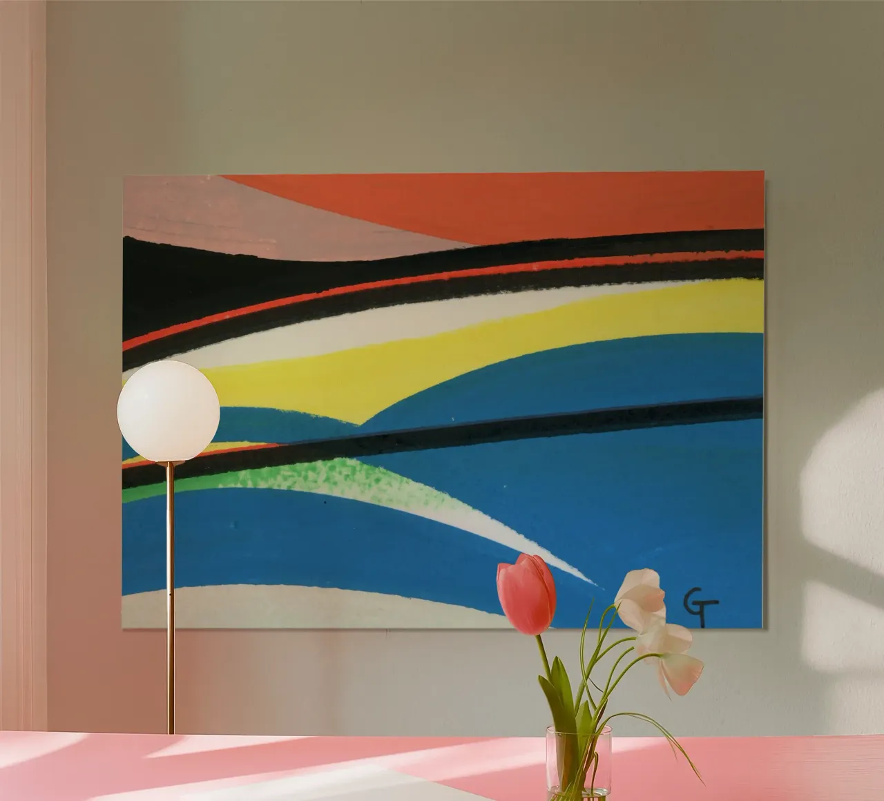 Colourful lanscape 2 poster da gtobonart